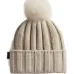 Кашемировая шапка бини с помпоном