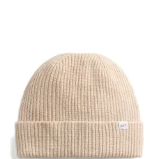 Шерстяная шапка бини в рубчик Шерстяная шапка бини в рубчик