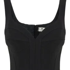 топ на молнии с вырезом в форме сердца