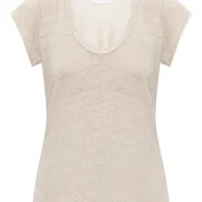 Футболка с V-образным вырезом