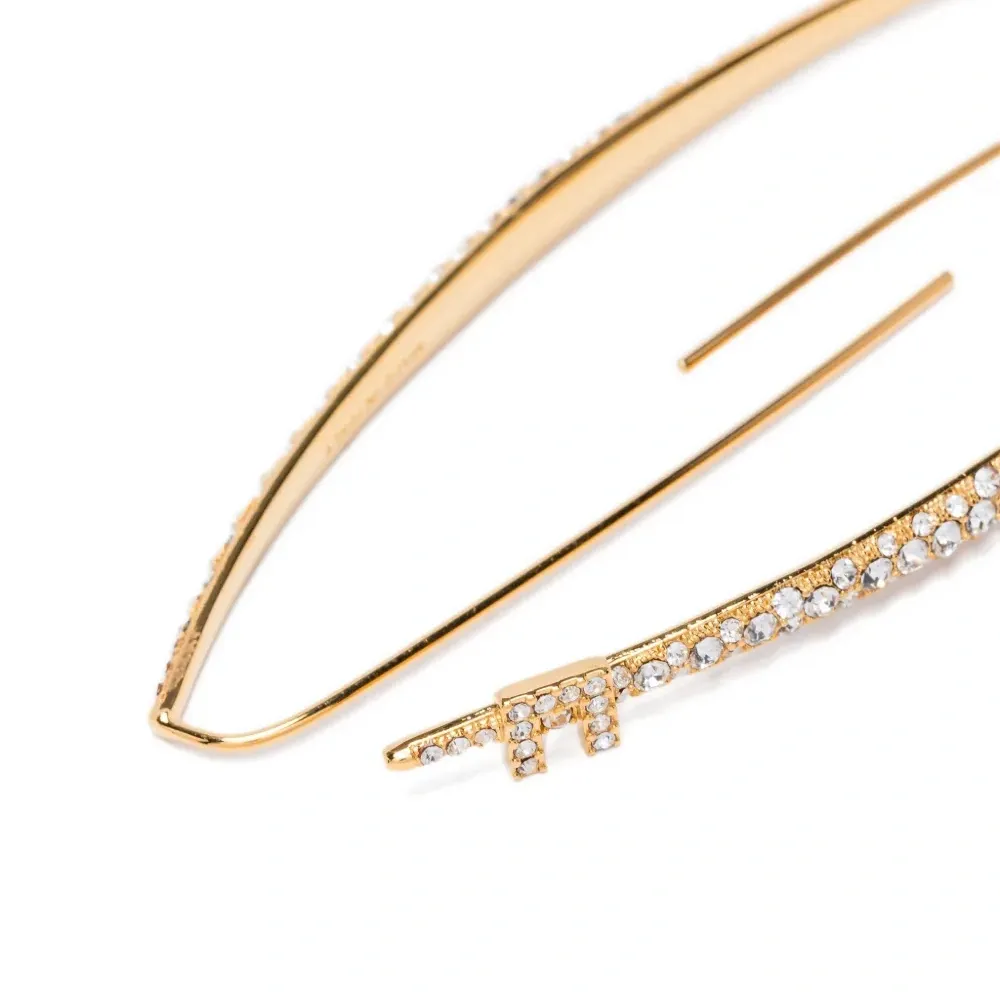 Серьги с кристаллами