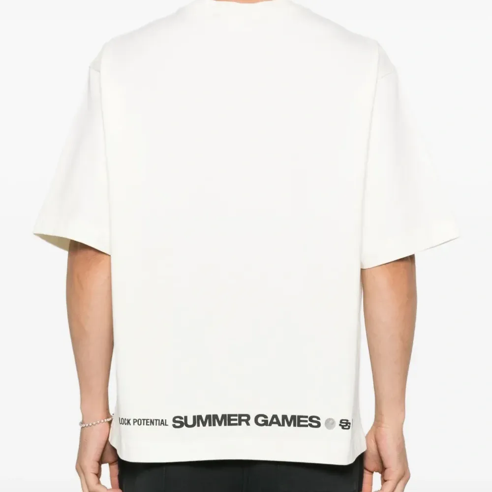 Футболка из органического хлопка с графичным принтом