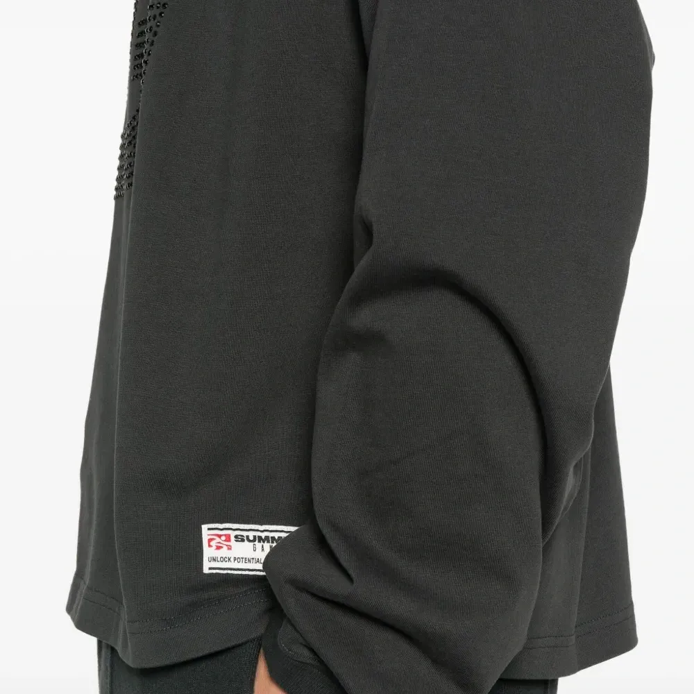 Толстовка со стразами