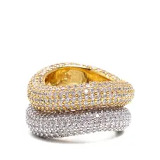 Кольцо с паве