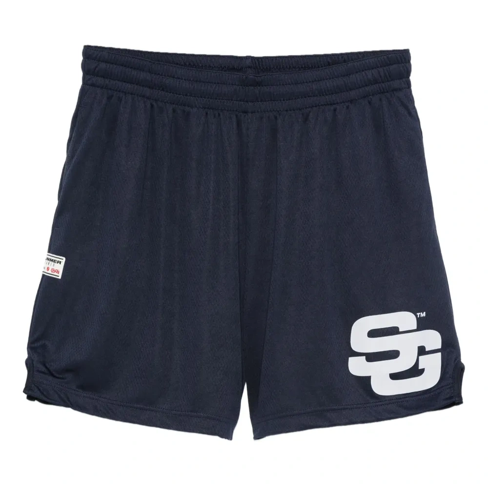 Сетчатые шорты с логотипом