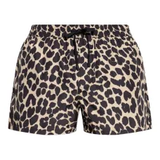 плавки-шорты с кулиской и леопардовым принтом плавки-шорты с кулиской и леопардовым принтом