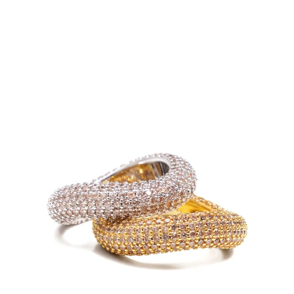 Кольцо с паве