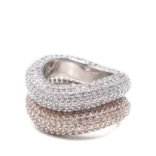 Кольцо с паве