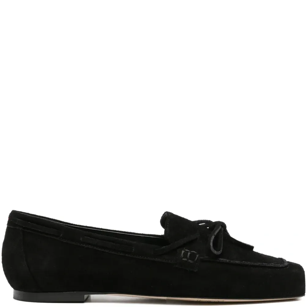 Лоферы с бантом