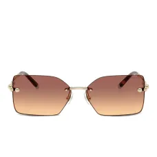 Солнцезащитные очки в безободковой оправе Солнцезащитные очки в безободковой оправе