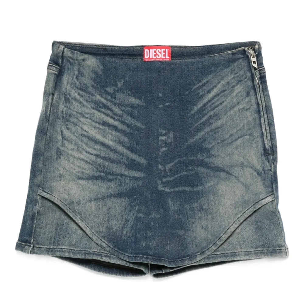 Шорты из вареного денима