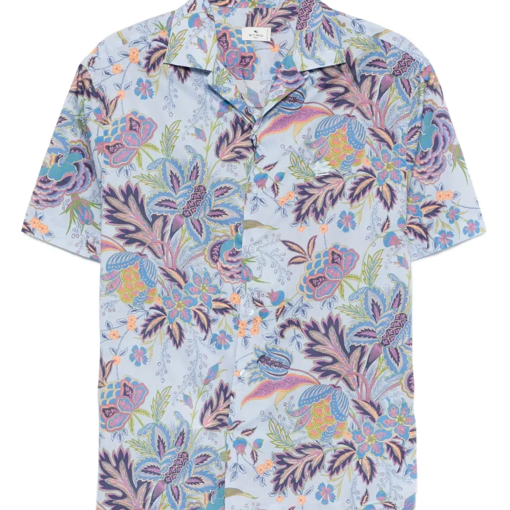 Рубашка с цветочным принтом