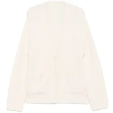 Кардиган с V-образным вырезом и карманами