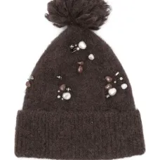 Шляпа с помпонами