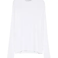 Топ с высоким воротником и длинными рукавами