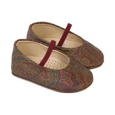 Балетки с узором пейсли