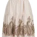 Ярусная юбка с узором пейсли