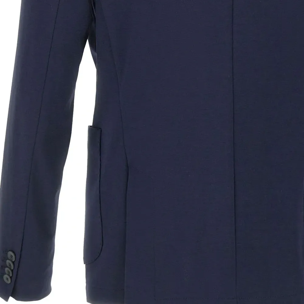 Пиджак с накладными карманами