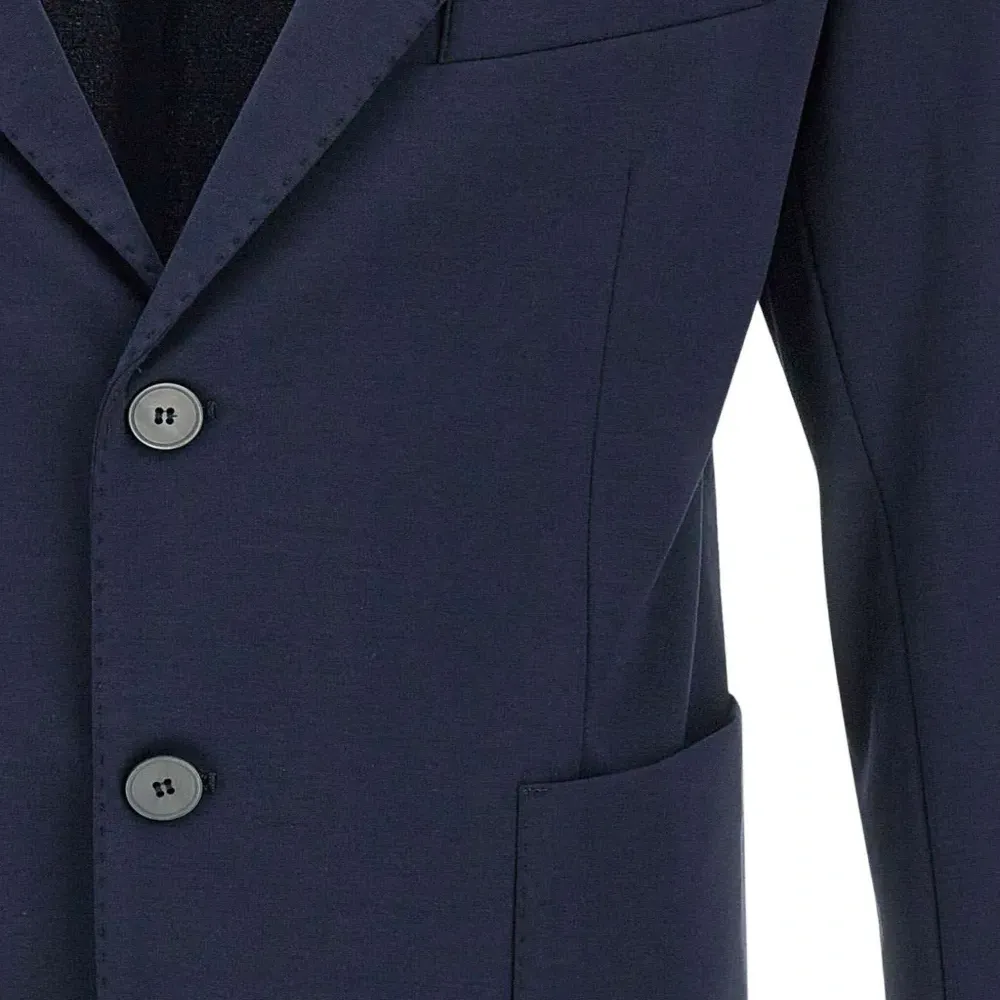 Пиджак с накладными карманами