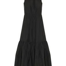 Миди-платье с ярусами и корсетной резинкой Миди-платье с ярусами и корсетной резинкой