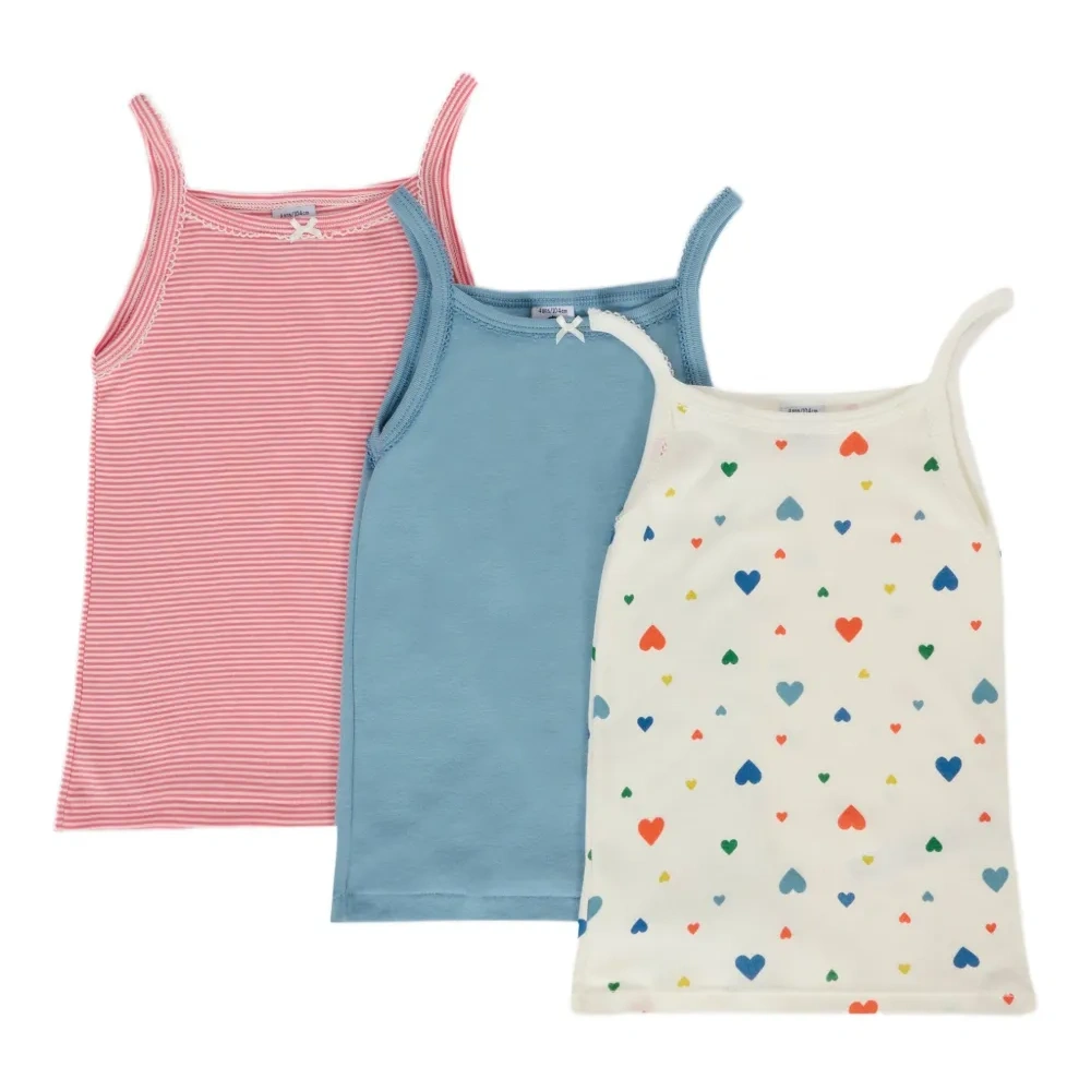 Комплект из трех топов в полоску