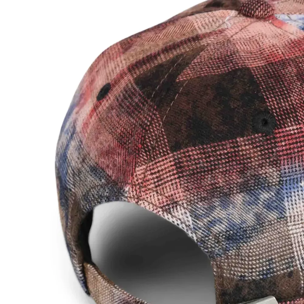 Бейсболка в клетку