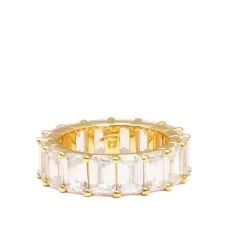 Кольцо Chunky с изумрудом