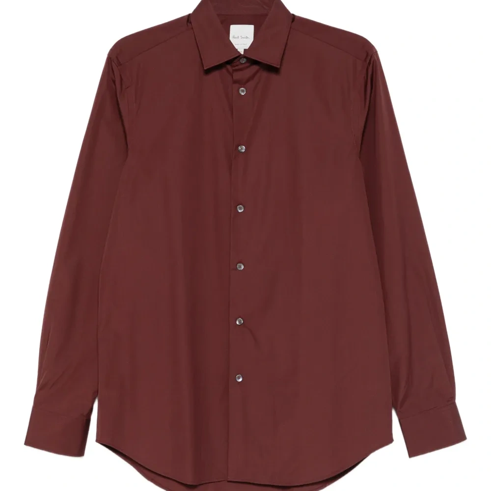 Рубашка с полосками на манжетах