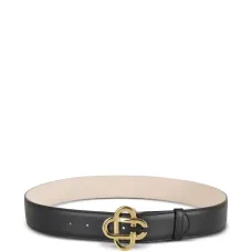 Ремень с пряжкой-логотипом