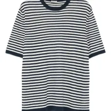 Льняная футболка Derek в полоску Льняная футболка Derek в полоску