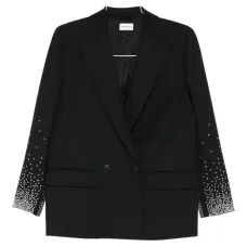 Двубортный пиджак с украшенными рукавами Двубортный пиджак с украшенными рукавами