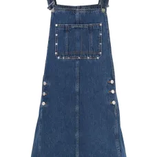 Джинсовое платье с регулируемыми бретелями