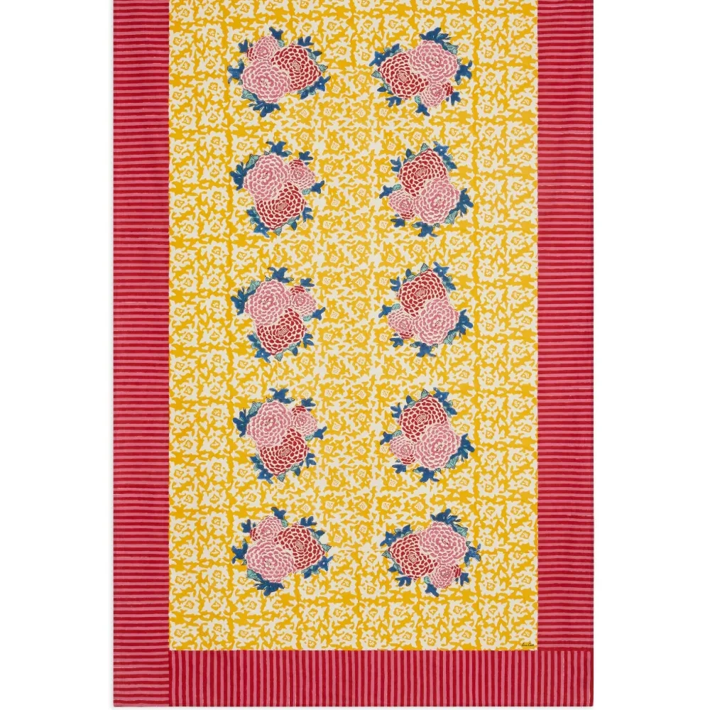 Скатерть с цветочным принтом (240 x 140 см)