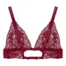 Бюстгальтер с треугольными чашками и кружевом