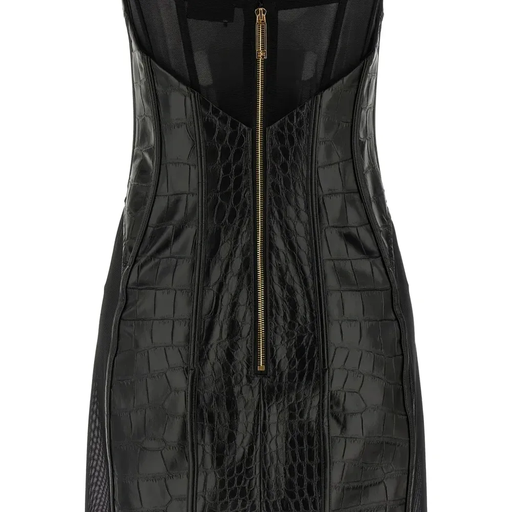 платье мини с принтом