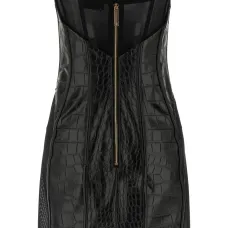 платье мини с принтом