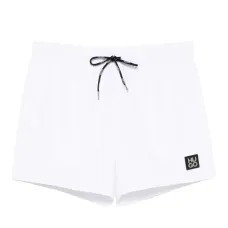 Плавки-шорты с нашивкой-логотипом