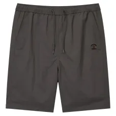 шорты с кулиской и нашивкой-логотипом