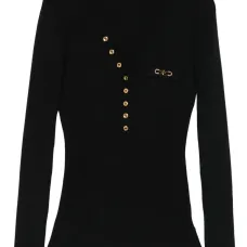 Топ с длинными рукавами и логотипом