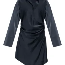 Платье-рубашка мини Tira с драпировкой