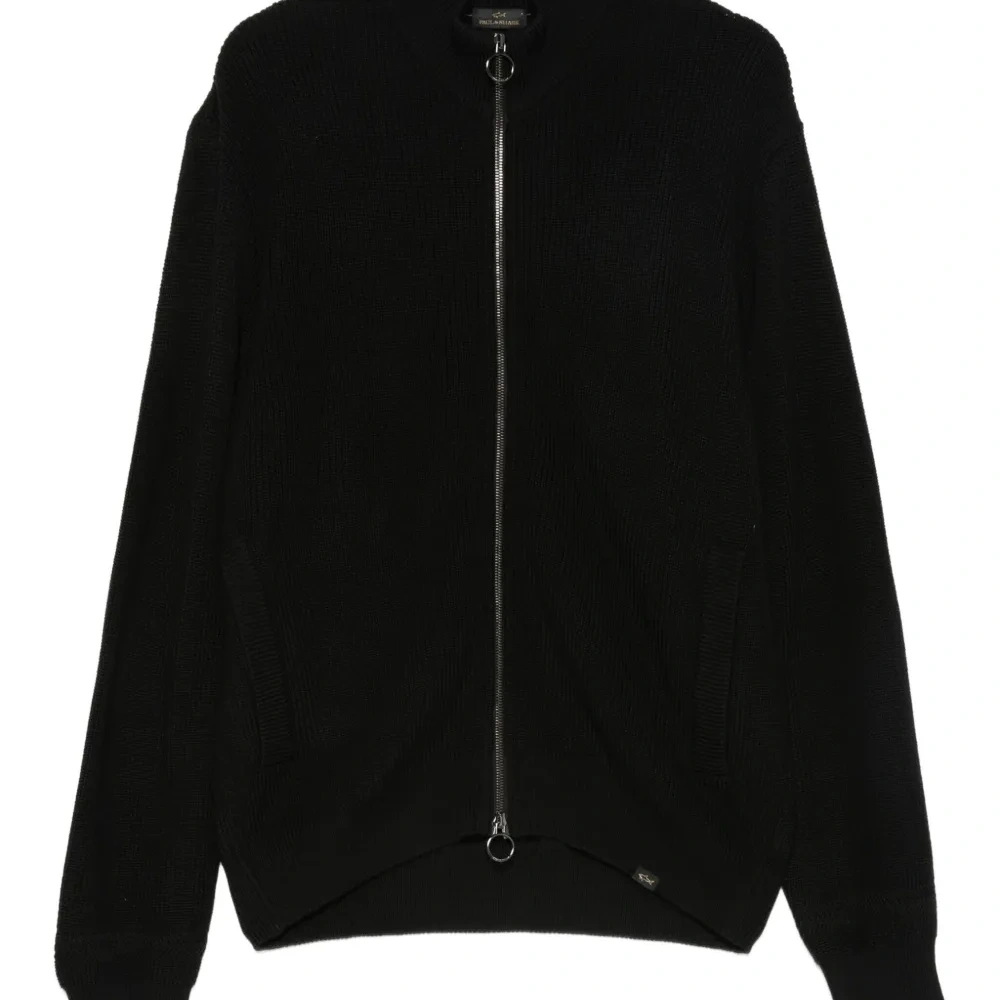 Свитер в рубчик на молнии