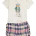 Комплект Polo Bear из футболки и шортов с оборками Комплект Polo Bear из футболки и шортов с оборками