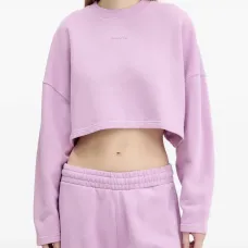 Укороченная толстовка с логотипом