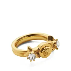 Кольцо с декором Medusa