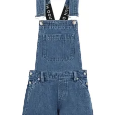 Джинсовый комбинезон с логотипом