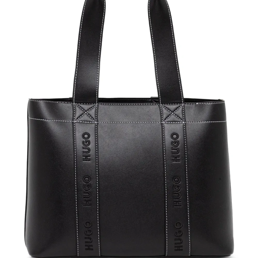 Сумка-тоут с вышитым логотипом