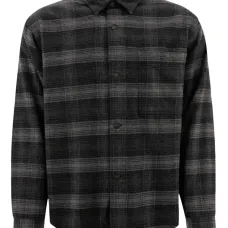 Клетчатая куртка-рубашка на пуговицах