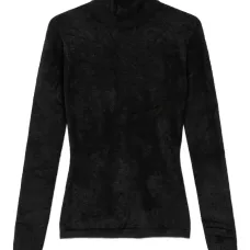 Декорированный свитер с высоким воротником