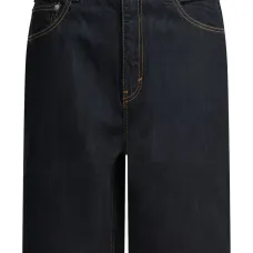 Джинсовые шорты с вышивкой