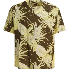 Рубашка с короткими рукавами и принтом